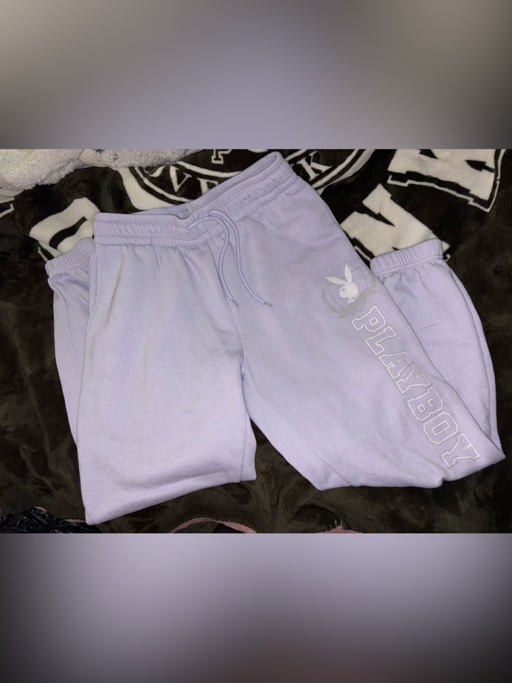 PLAYBOY Lavender joggers with Logo